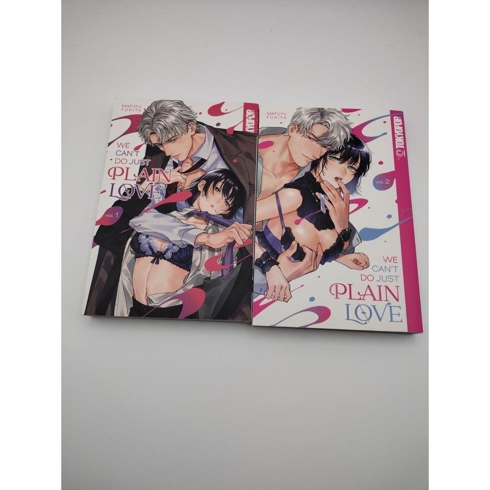 We Can't Do Just Plain Love Volumes 1-2 Set English Manga‎ Books